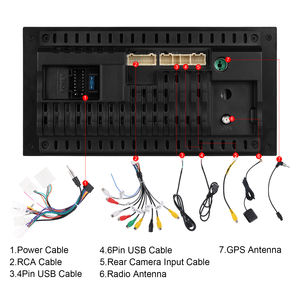 Podofo 7 ''autoradio Android per <span class=keywords><strong>Toyota</strong></span> <span class=keywords><strong>Corolla</strong></span>/<span class=keywords><strong>RAV4</strong></span>/Prado/4runner/Camry/Hilux 2 + 64G Wireless Carplay/Android Auto GPS/WiFi OEM - Product Image 5