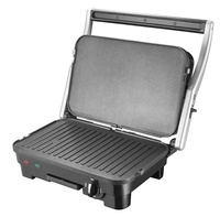 Détachable gril de contact 180 degrés ouvert 2 côté utilisation plaque sandwich panini presse 4 tranches grille de presse fabricant