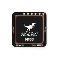 Module GPS HGLRC M100-5883 M10 avec boussole, antenne en céramique, indicateurs LED intégrés, 21x21mm pour avion FPV, pièces RC longue portée