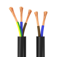 Câble souple Rvv à 2, 3, 4, 5 conducteurs, 0,75, 1, 1,5, 2,5, 4, 6 mm, fabricant de câbles électriques