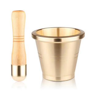 Mortero y pilón de cobre pequeños, medianos, grandes y extragrandes para moler hierbas y especias en la cocina. Solo lavar a mano. - Product Image 2