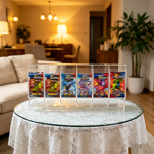 ตู้โชว์การ์ดอะคริลิคใสแบบ 6 ช่อง สำหรับใส่ซองการ์ด TCG ประกอบง่าย เหมาะสำหรับการสะสมการ์ด ขายส่ง - Product Image 3