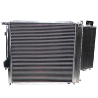 Radiateur de course en aluminium sur mesure pour système de refroidissement d'usine pour BMW E34 E36 518i 520i 525i M40 M20 M50 3 rangées de réservoir d'eau