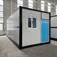 Maison préfabriquée de 20 pieds, maison modulaire pliable Z/X, maison conteneur portable d'extérieur, maison préfabriquée flexiblement combinable