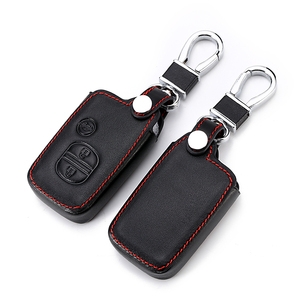 ปลอกหุ้มกุญแจหนังแท้สำหรับ Toyota <span class=keywords><strong>Camry</strong></span>,เคสฝาปิดกุญแจปี<span class=keywords><strong>2017</strong></span> 2018 CHR Prius Corolla <span class=keywords><strong>ปี</strong></span> RAV4 - Product Image 2