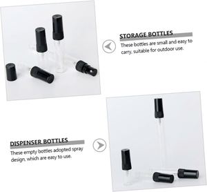 Wholesale 2ml 3ml 5ml 10ml Small Empty <b>Spray</b> Refillable Tester Travel Slim Glass Screen Printed Sample <b>Perfume</b> <b>Bottle</b> Screw Cap - Product Image 2