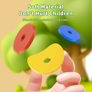MILI 2025 niños Venta caliente al aire libre dibujos animados platillo volador lanzador juguete dinosaurio de mano de largo alcance platillo volador pistola de juguete - Product Image 3