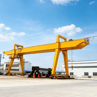Grue portique extérieure à double poutre résistante au vent avec interrupteur de fin de course transversal