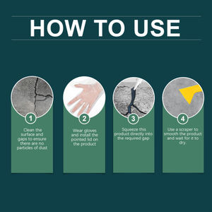 Jakehoa أرض مانعة لتسرب الماء من الخرسانة لاصق إصلاح الكراك - Product Image 5