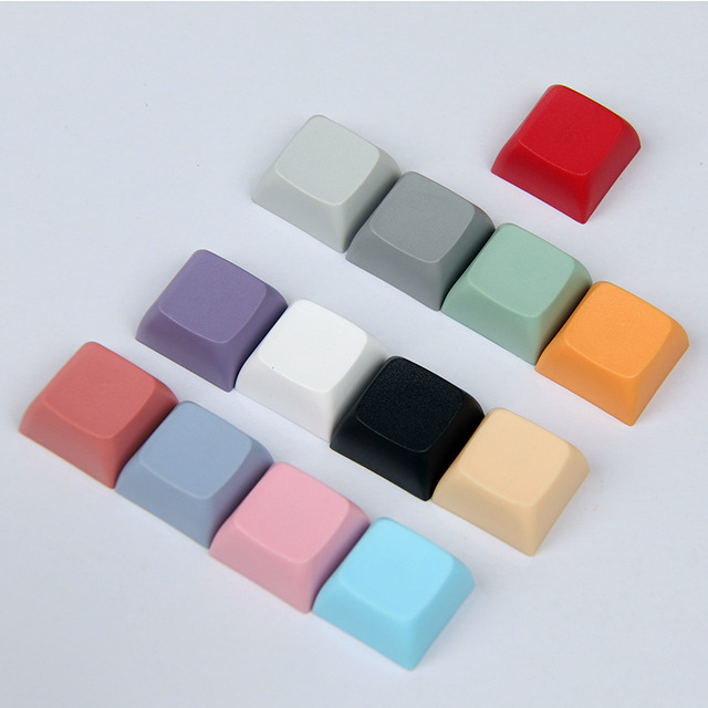 Ancreu 1U Mixded Color Mechanical Keyboard Blank Ungraved PBT Artisan XDA Keycaps