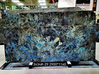 Newstar Usine Labradarite Bleu Marbre Grande Dalle Pierre Naturelle Marbre pour Villa Carrelage