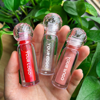 Gloss à lèvres naturel bio transparent végétalien personnalisé avec SPF, peptides et squalane hydratant – Vente en gros