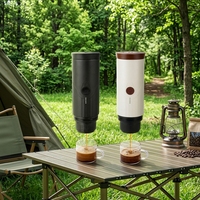 Machine à café expresso portable 2-en-1 TK03, alimentée par USB, légère, avec contrôle intelligent de la température, pour voiture et extérieur