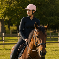 Casque d'équitation ultra-léger et respirant de style baseball, coque en PC, réglable, pour dressage et saut d'obstacles, équipement de protection