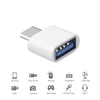 Adaptador Mini Tipo C a USB 3.0, Conector de Datos OTG USB-C Macho a Hembra para Macbook Pro, iPad Mini 6/Dispositivos Tipo C