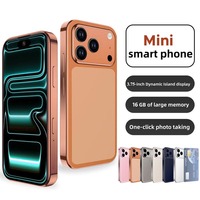 Mini I17 MINI 3G Smartphone miniature Système Android Play Store 1 Go + 16 Go WhatsAPP GPS WiFi Double carte SIM 3,0 pouces Petit téléphone intelligent