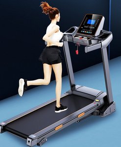 Tapis Roulant Elettrico Pieghevole Portatile con Schermo LED, Monitoraggio Wireless, Telaio in Ferro, Inclinazione Automatica - Camminata/Corrida/Jogging - Product Image 2