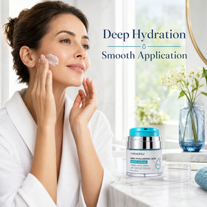 <span class=keywords><strong>Crema</strong></span> Facial de <span class=keywords><strong>Urea</strong></span> y Ácido Hialurónico Directo de Fábrica 50g Centella Asiatica Hidratación Profunda Calmante Reafirmante Cuidado Diario para Piel Sensible - Product Image 4