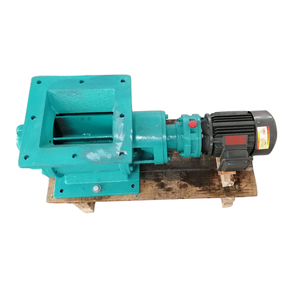Válvula de descarga rotativa de montaje lateral con reductor y motor para sistema transportador de minería de cemento - Product Image 6