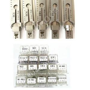 LISHI 2-in-1 KW5 KW1 SC1 SC4 Metall Präzisionshaken- und Aufnahmewerkzeug-Set Handwerkzeug-Satz O-Ring-Aufnahme-Kit Kundenspezifisches Wartungs- und Reparaturset Verfügbar - Product Image 3