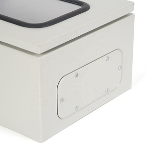 Boîtier de contrôle mural en acier Boîtier de distribution étanche avec fenêtre en plexiglas Niveau de protection IP55 - Product Image 4