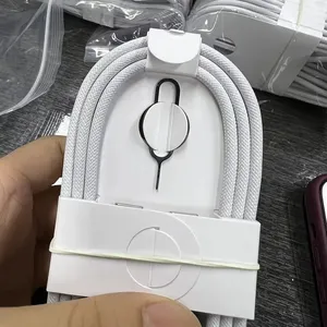 Cavo USB-C Type-C Intrecciato di Alta Qualità da 60W per Ricarica Rapida, Compatibile con iPhone 16/15/14 Pro Max, Rivestimento in PVC, Cavo Dati con Confezione - Product Image 5