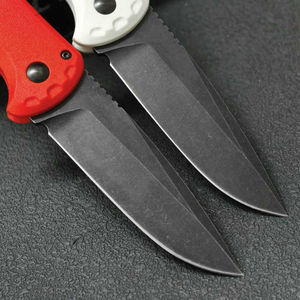 Couteau pliant 4300BK 7cr13mov, manche en ABS, lame polie à la <span class=keywords><strong>pierre</strong></span> noircie, couteau de poche, camping en plein air, EDC, bricolage - Product Image 3