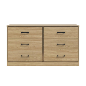 <span class=keywords><strong>Commode</strong></span> étroite moderne avec 6 tiroirs pour le rangement de la chambre à coucher et du salon - Product Image 1