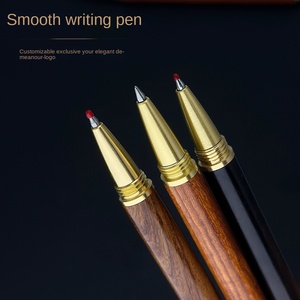 Seapen Wholesale Customizable Logo Red Treasure Wood Ebony Pole Gift Business Promotion <strong>Pen</strong> 1.0mm Writing Width Metal Body - Product Image 4