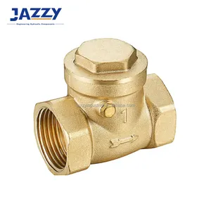 JAZZY 고품질 2 웨이 3 웨이 JZ-0121 황동 체크 밸브/게이트/볼 PN16 에 PN25 1/4 에 4 황동 글로브 밸브 황동 밸브