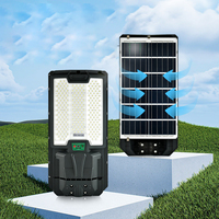 Lampe solaire LED haute puissance pour rue, IP65, détecteur de mouvement, 3 modes, boîtier ABS, pour jardin, allée, village, complexe