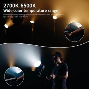 Luz LED COB ZHIYUN MOLUS G300 de 300W, overclockable a 500W, luces de video de 2700K-6500K, control por aplicación, iluminación para fotografía - Product Image 6