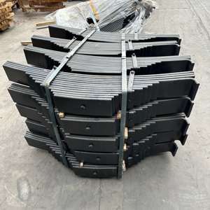 Nouvelle suspension mécanique de <span class=keywords><strong>semi</strong></span>-remorque de type américain avec 2-3 essieux, capacité 13T-16T, ensemble de ressorts à lames en acier de remplacement - Product Image 4