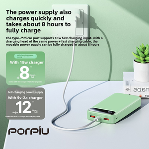 Baterías Portátiles de Alta Capacidad 2025, Nueva Venta Caliente, 20000mah/10000mah para Apple/Huawei/Xiaomi - Product Image 3