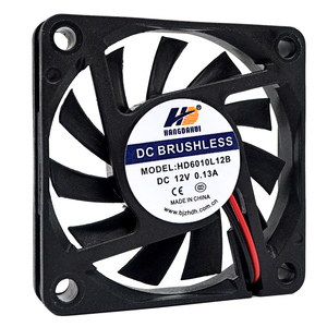 Hangdahui 6010 DC <span class=keywords><strong>ventilatore</strong></span> <span class=keywords><strong>assiale</strong></span> <span class=keywords><strong>12V</strong></span> Mini cuscinetto a sfera 60x60x10mm a basso rumore Brushless motore <span class=keywords><strong>ventilatore</strong></span> con pale in plastica OEM personalizzabile - Product Image 4