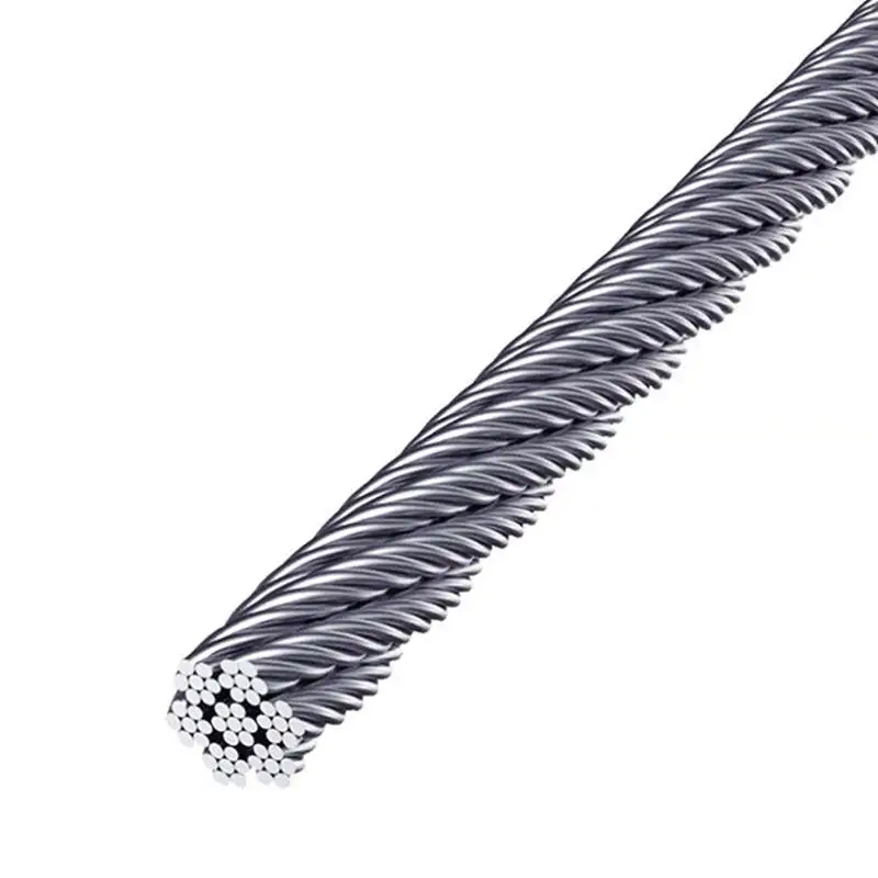 China Manufacture 1x7 Galvanized Steel Wire Rope Hot Dip Galvanized Wire Rope