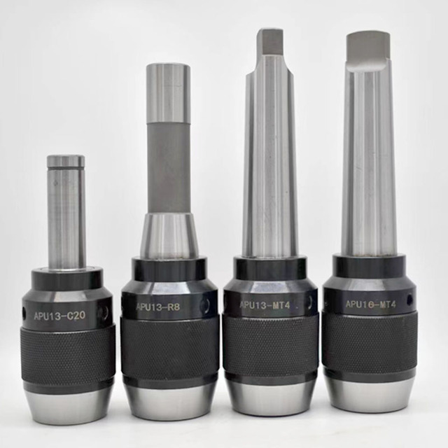 Morse Taper Drill Chuck MT4 Integrated Straight Shank Keyless Drill Chucks APU13