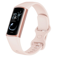 Jam Tangan Pintar Pria Wanita Tahan Air Pelacak Detak Jantung Pengukur Tekanan Darah Smartwatch Olahraga