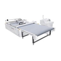 LCUT Elektrische Halbautomatische CNC-Oszillierende Messerschneidemaschine für Leder, Bekleidung, Kartons & Folien - Fabrikpreis