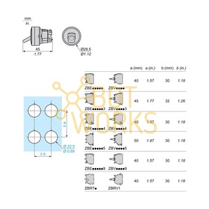 Schneider Electric ZB4BD48 - Nuovo - Product Image 1