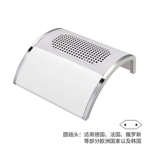Aspirateur de poussière pour ongles 80W à double ventilateur, machine de aspiration de bureau avec repose-bras, outil de suppression de la poussière pour manucure, pour salon de manucure - Product Image 5