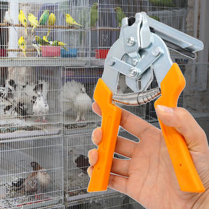 คีมสำหรับผูกกรงสัตว์ปีกคีมติดตั้งกรงนกเป็ดไก่และกระต่ายสีเหลืองพร้อมตะปูขนาด600ชิ้น - Product Image 4