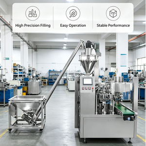 Machine d'emballage automatique multifonctionnelle pour sachets à fermeture éclair, idéale pour les épices, l'albumine, le lait et la poudre de café - Product Image 2