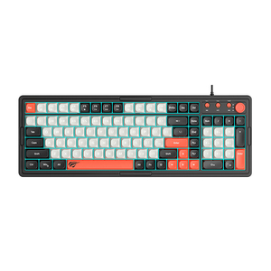 Havit Kb866L Pro çok fonksiyonlu arkadan aydınlatmalı klavye ofis gökkuşağı Led membran oyun klavyesi bilgisayar - Product Image 3