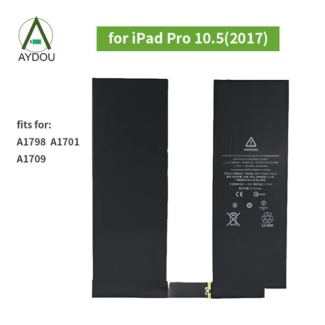 Support OEM Box & Custom Logo Li-ion Battery for iPad Pro10.5 2017-AYDOU Brand in Stock Low Price