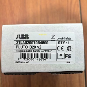 Controlador de Seguridad Programable ABB Pluto B20 V2, 16 E/S, 240V, Modbus, Fabricado en Polonia - Product Image 1