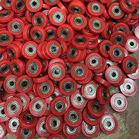 Fournisseur direct d'usine, roulettes en nylon plat personnalisées, roulettes en POM pour pièces détachées de meubles, accessoires pour portes et fenêtres
