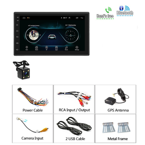 7 "2Din <span class=keywords><strong>Android</strong></span> 10 Car DVD <span class=keywords><strong>Player</strong></span> Autoradio <span class=keywords><strong>Wifi</strong></span> Radio HD 1080p Car <span class=keywords><strong>MP5</strong></span> <span class=keywords><strong>Player</strong></span> Car GPS Navigation con cámara trasera - Product Image 6
