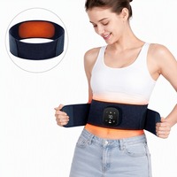 Ceinture de massage électrique pour le dos, 4 zones de vibration, chauffage au graphène, 3000 mAh, soutien lombaire
