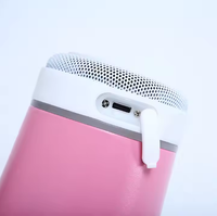 Gobelet isotherme droit et fin en acier inoxydable blanc de 20 oz pour sublimation, avec haut-parleur et lecteur de musique intelligent, câble USB inclus